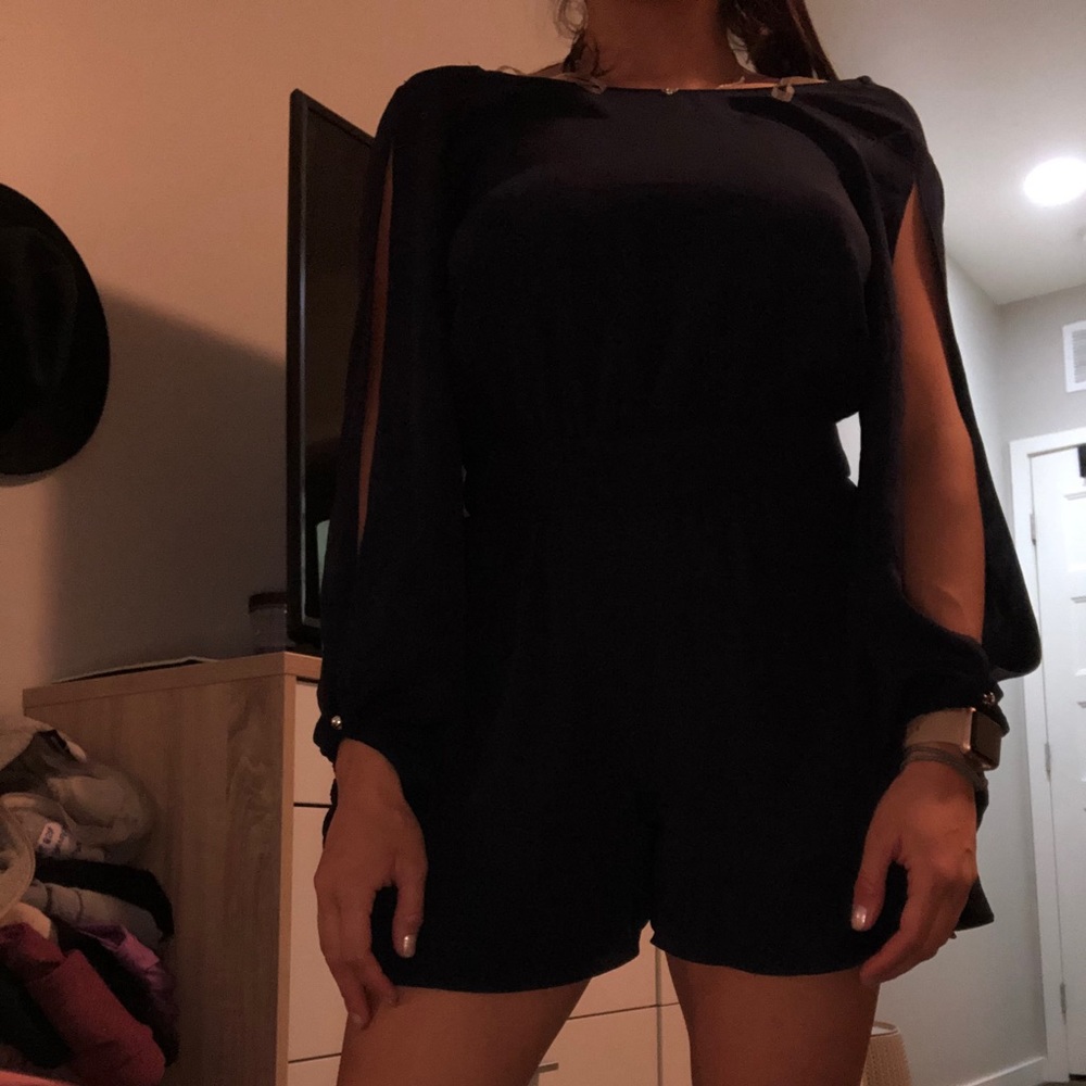 Blue romper